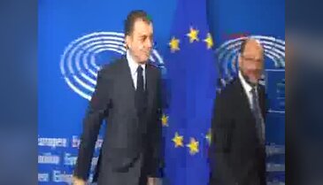 AB Bakanı Çelik, AP Başkanı Schulz ile görüştü