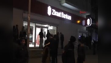 Muş'ta bombalı banka soygunu