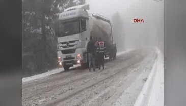 Bursa İnegöl-Domaniç yolu kara teslim