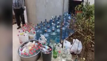Tekirdağ'da villaya kaçak içki operasyonu