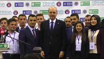 Numan Kurtulmuş, Bursa İznik'te TÜGVA'nın açılış dersine katıldı