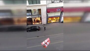 Taksim'den silah sesleri yükseldi: İşte o anlar
