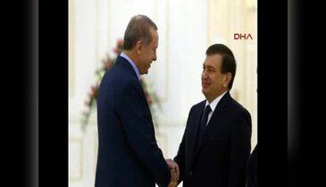 Erdoğan, Özbekistan Cumhurbaşkanı Vekili ve Başbakan Mirziyayev'le Görüştü