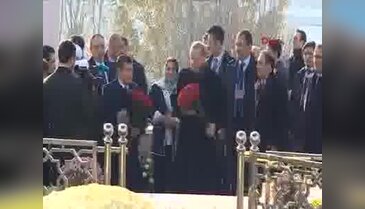 Erdoğan, Özbekistan'ın birinci Cumhurbaşkanı Kerimov'un kabrini ziyaret etti - 2