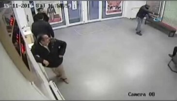 Silahlı banka soygunu kamerada!