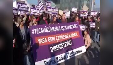 Bursa Kadın Platformu: Bu önerge 4 bin tecavüzcüye tahliye yolu açacak