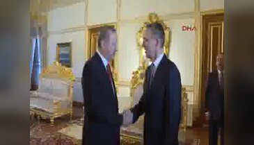 Erdoğan Stoltenberg'le görüştü