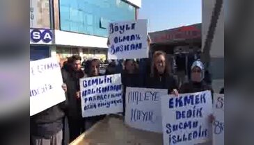 Bursa Gemlik'te pazarcılar tezgah açmadı