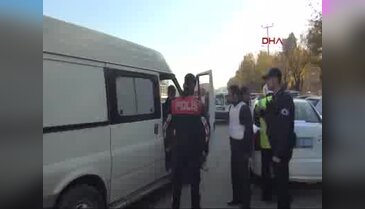 Gaziantep'te, polis denetimleri devam ediyor