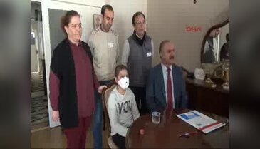 Kanser hastası Berra, evinde TEOG sınavına katıldı