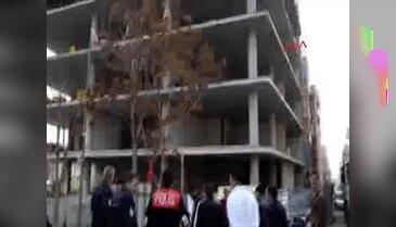 İnşaat işçileri eyleme başladı