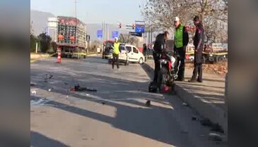 Erbaa'da motosiklet TIR'a çarptı: 1 Ölü, 1 yaralı