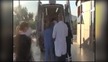 Tinerle ısınmak isteyince yaralandı