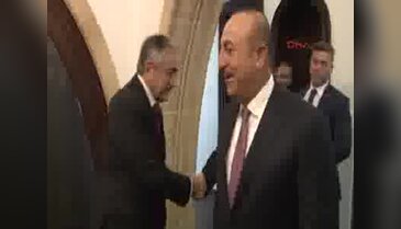 Dışişleri Bakanı Çavuşoğlu KKTC'de temaslarda bulundu
