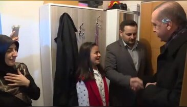 Erdoğan'dan 15 Temmuz şehidinin ailesine ziyaret