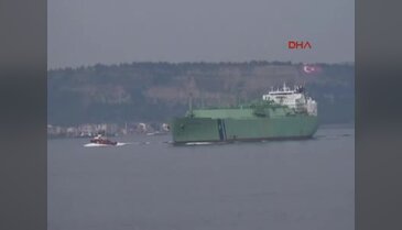 Çanakkale Boğazı'nda doğalgaz tankeri önlemi