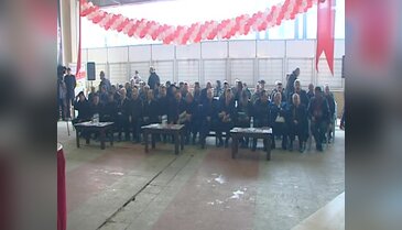 Bursa'da mehterli, kılıç kalkanlı mezatlı koyun keçi festivali