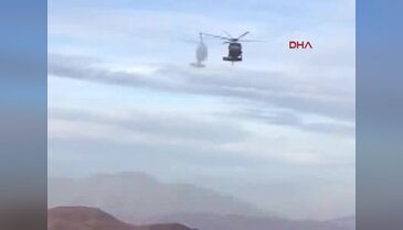 TSK'nın PKK'ya yönelik operasyonlarındından nefes kesen görüntü