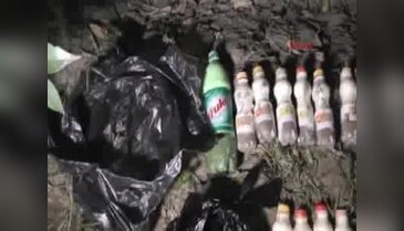 Narenciye bahçesinde patlayıcı bulundu