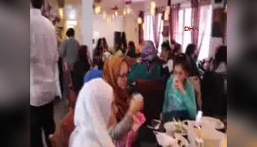 Münih'te 'Mülteciler ile Beraber Buradayız' organizasyonu