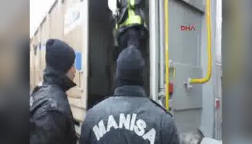 Gardaki vagonda yangın çıktı