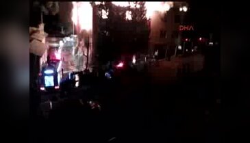 Adana'da öğrenci yurdunda yangın