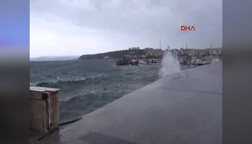 Çanakkale'de ada seferlerine fırtına engeli
