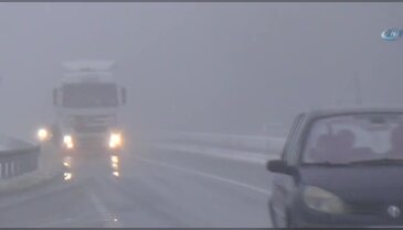 Bolu Dağı'nda kar başladı