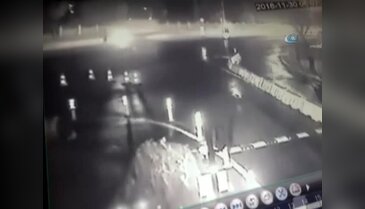 Erdal Tosun'un hayatını kaybettiği kaza kamerada