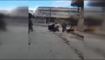 Halep'ten kan donduran görüntüler