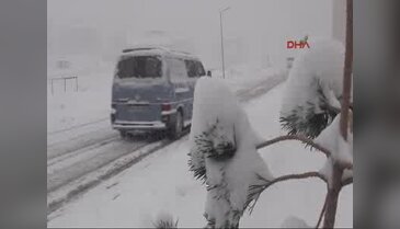 Van'da kar tatili