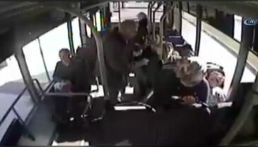 Şoför ve yolcular seferber oldu!