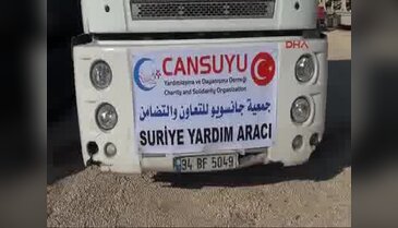 Halep'e 52 ton un yardımı