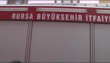 Bursa'da  bodrum katında korkutan yangın