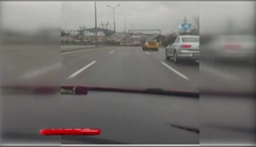 Trafikte terör estiren genç kamerada