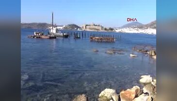 Bodrum'un kalbindeki kazıklar sökülüyor