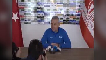 Antalyaspor Teknik Direktörü Çalımbay Fenerbahçe zor maç olacak