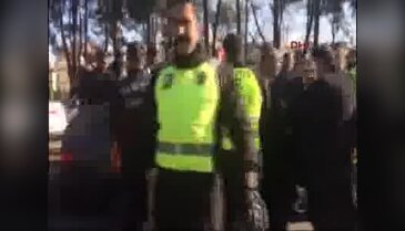Erdoğan'ın konvoyunda trafik kazası