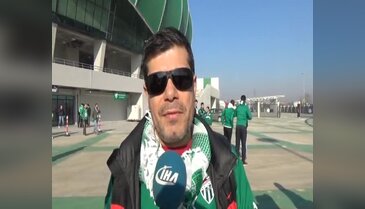 Bursasporlu taraftarlar Beşiktaş maçına akın ediyor