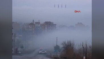Edirne'de sisten göz gözü görmedi