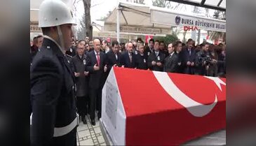Bursa şehidini gözyaşlarıyla uğurladı