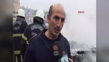 Kahramanmaraş'ta öğrenci yurdunda yangın