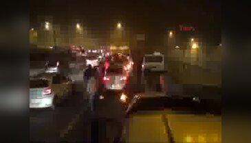 Çekicilerden teröre lanet eylemi
