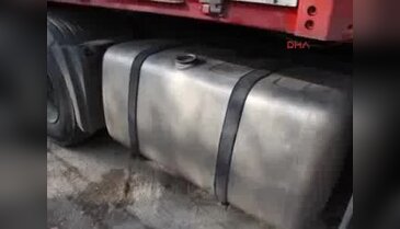 450 litre akaryakıt çaldılar