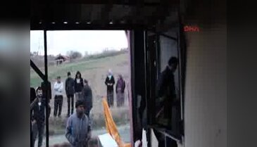 Yalvaç'ta ev yangını