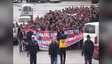 Karabük'te 'teröre lanet' yürüyüşü