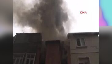 Beyoğlu'nda çıkan yangında bir kişi hayatını kaybetti