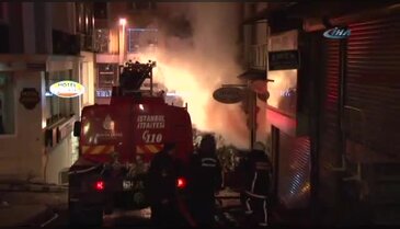 İstanbul'da korkutan yangın