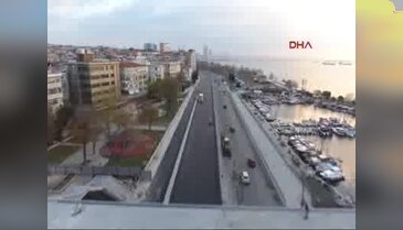 Avrasya Tüneli'nin son hali havadan görüntülendi