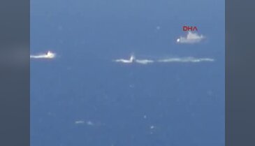Kardak'ta Türk ve Yunan sahil güvenlik botları arasında sıcak temas